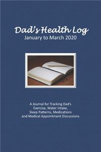 Dad's Health Log - January to March 2020