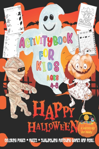 Activity Book for Kids Ages 4-8