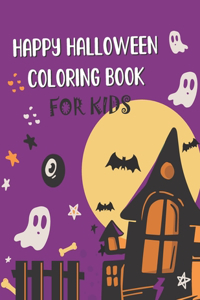 Happy Halloween coloring book for Kids
