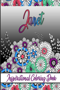 Janet Inspirational Coloring Book
