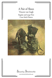 Pair of Shoes Cross Stitch Pattern - Vincent van Gogh