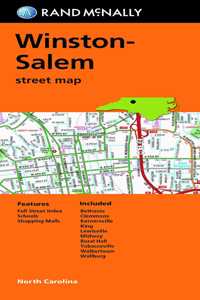 Folded Map: Winston-Salem Street Map