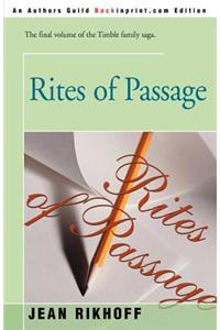 Rites of Passage