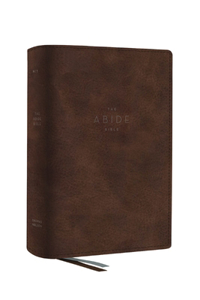 Net, Abide Bible, Leathersoft, Brown, Comfort Print