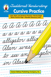 Traditional Handwriting: Cursive Practice, Grades 2 - 5