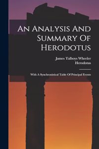 An Analysis And Summary Of Herodotus