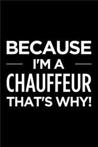 Because I'm a chauffeur that's why