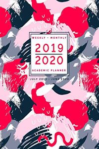 2019 - 2020 Weekly + Monthly Academic Planner July 2019 - June 2020