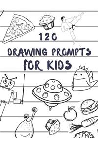 120 drawing prompts for Kids