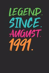 Legend Since August 1991