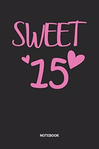 Sweet 15 Notebook