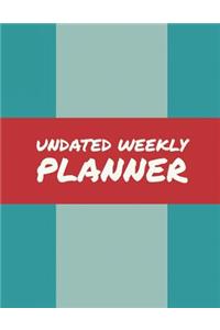 Undated Weekly Planner