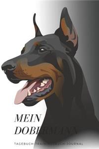 Mein Dobermann Tagebuch-Trainingsbuch-Journal