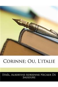 Corinne; Ou, L'italie