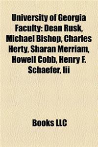 University of Georgia Faculty