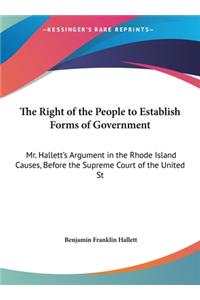 The Right of the People to Establish Forms of Government