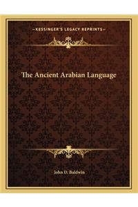 The Ancient Arabian Language