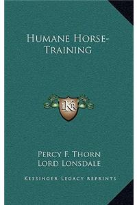 Humane Horse-Training