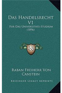 Das Handelsrecht V1