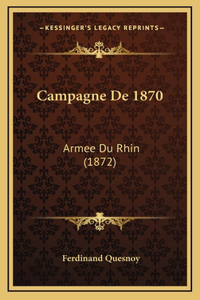 Campagne De 1870