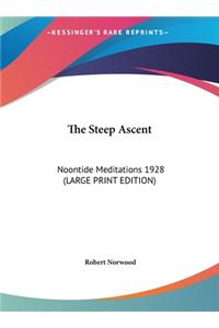 The Steep Ascent