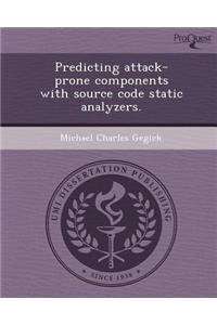 Predicting Attack-Prone Components with Source Code Static Analyzers