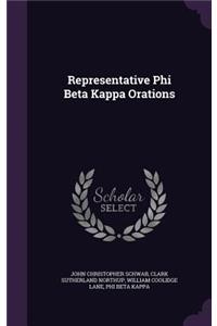 Representative Phi Beta Kappa Orations