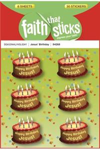 Jesus' Birthday - Faith That Sticks Stickers