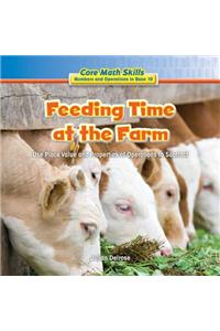 Feeding Time at the Farm