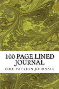 100 Page Lined Journal