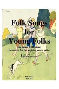 Folk Songs for Young Folks - trumpet and piano
