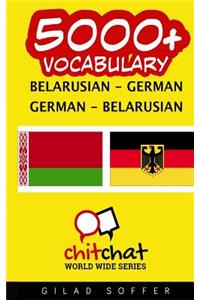 5000+ Belarusian - German German - Belarusian Vocabulary