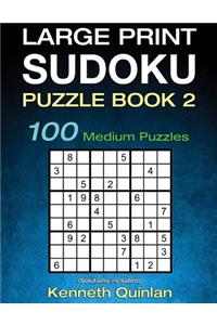 Large Print SUDOKU Puzzle Book 2