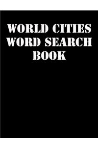 World Cities Word Search Book