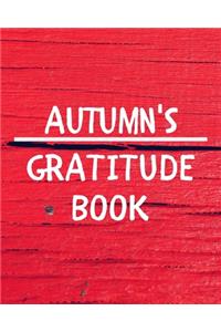 Autumn's Gratitude Journal