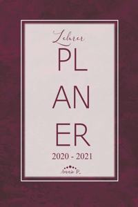 Lehrerplaner 2020 - 2021