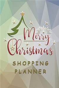 Merry Christmas Shopping Planner
