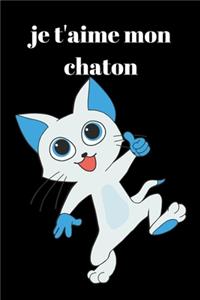 je t'aime mon chaton