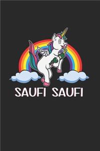 Saufi Saufi - Lustiges Besoffenes Einhorn Geschenk