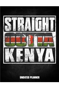 Straight Outta Kenya Undated Planner