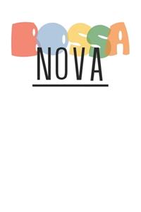 Bossa Nova Brazil Music Lover 120 Page Notebook Lined Journal