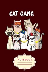 Cat Gang: Notebooks are a very essential part for taking notes, as a diary, writing thoughts and inspirations, tracking your goals, for homework, planning and