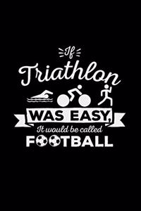 Triathlon was easy it would be Football