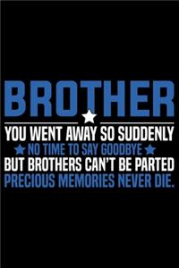 Brother You Went Away So Suddenly