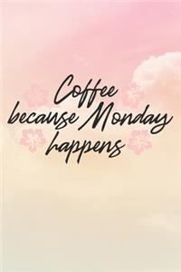 Coffee Because Monday Happens