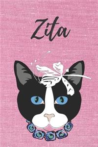 Notizbuch Katze / Notizheft / Journal / Malbuch / Tagebuch / Kritzelbuch / DIN A5 / Geschenk Zita