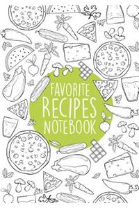 Favorite Recipes Notebook
