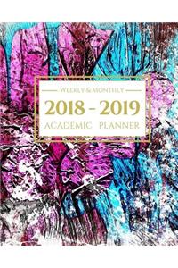 2018-2019 Academic Planner Weekly and Monthly