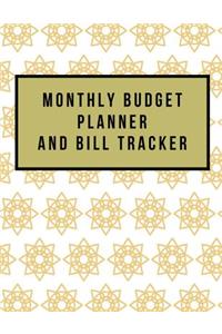 Monthly Budget Planner and Bill Tracker