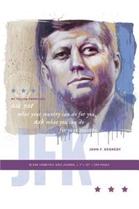 JFK Blank Isometric Grid Journal 7x10